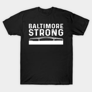 Baltimore Bridge Pray For Baltimore Strong T-Shirt